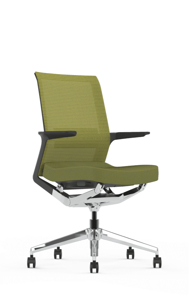 Wing B Mid-Back Upholstered Chair