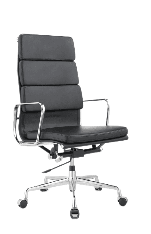 LE-08C Mid-Back Leather Visitor Chair